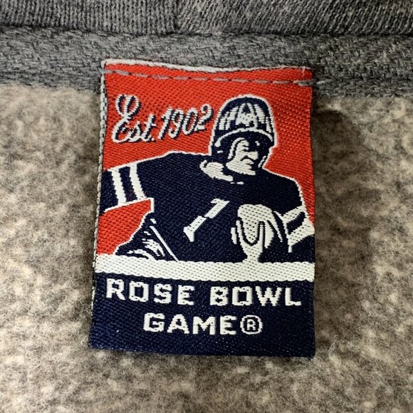 Texas Longhorns Rose Bowl Game National Championship Gray Zip Hoodie Unisex Size - Picture 8 of 16